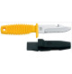 Shark 9 knife - Inox - Yellow Color - KV-ASRK09-Y - AZZI SUB (ONLY SOLD IN LEBANON)